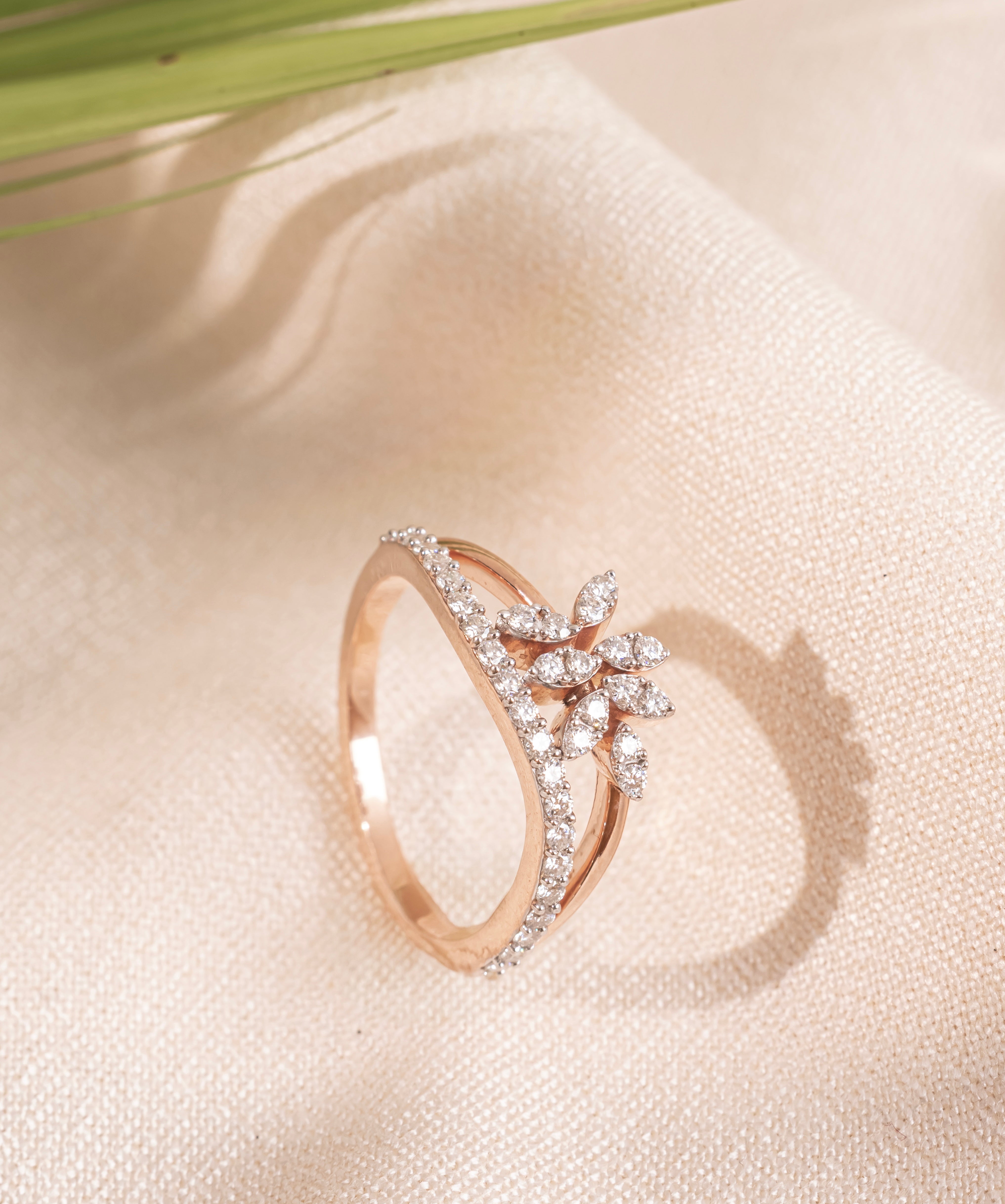 Blooming Radiance Rose Gold Ring